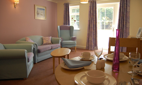 Care suite at Woodchurch House care home